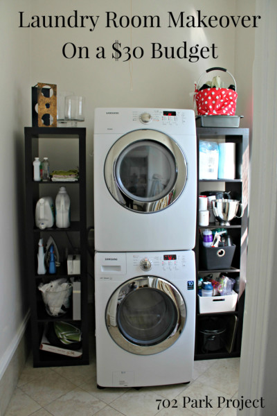 $30 Laundry Room Renovation {702 Park Project}