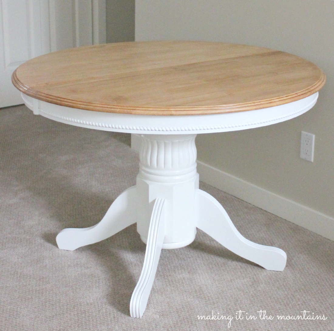 Kitchen Table Makeover - making it in the mountains
