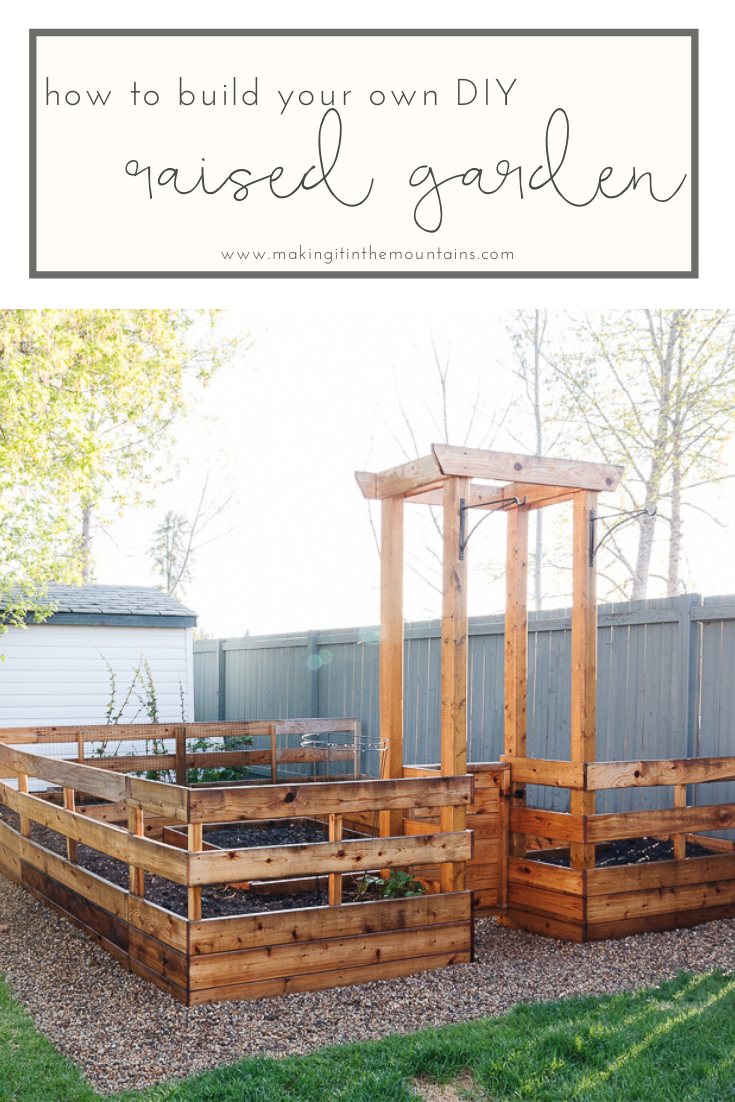 cheap raised garden beds on How To Build Your Own Enclosed Raised Garden Bed Making It In The Mountains