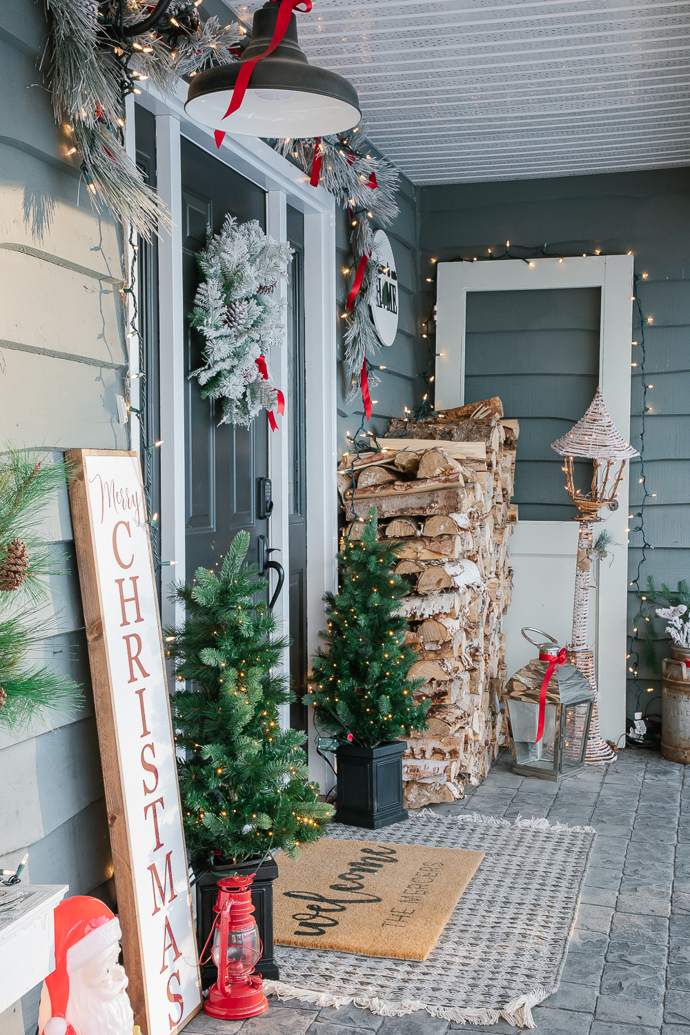 Cozy Christmas Porch - Making it in the Mountains