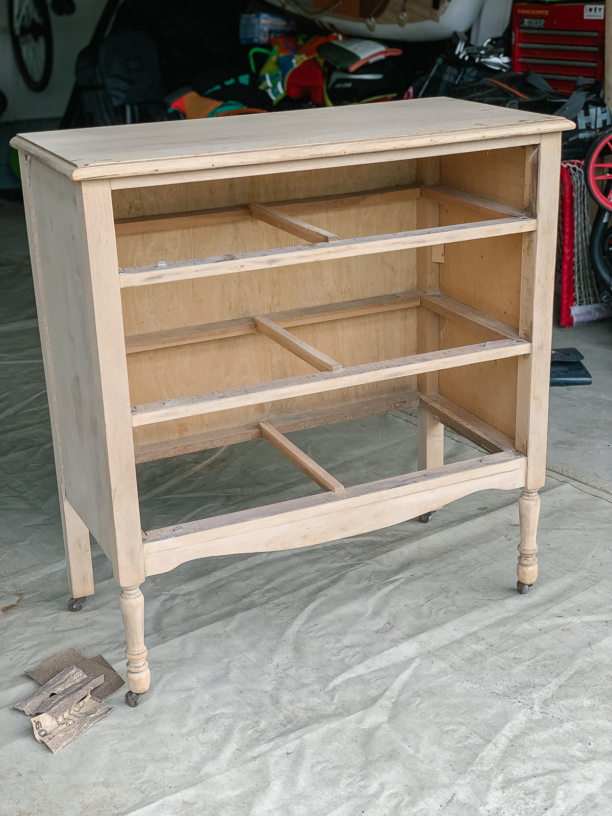 How I Re-Refinished the Antique Dresser in our Entryway - Making it in ...