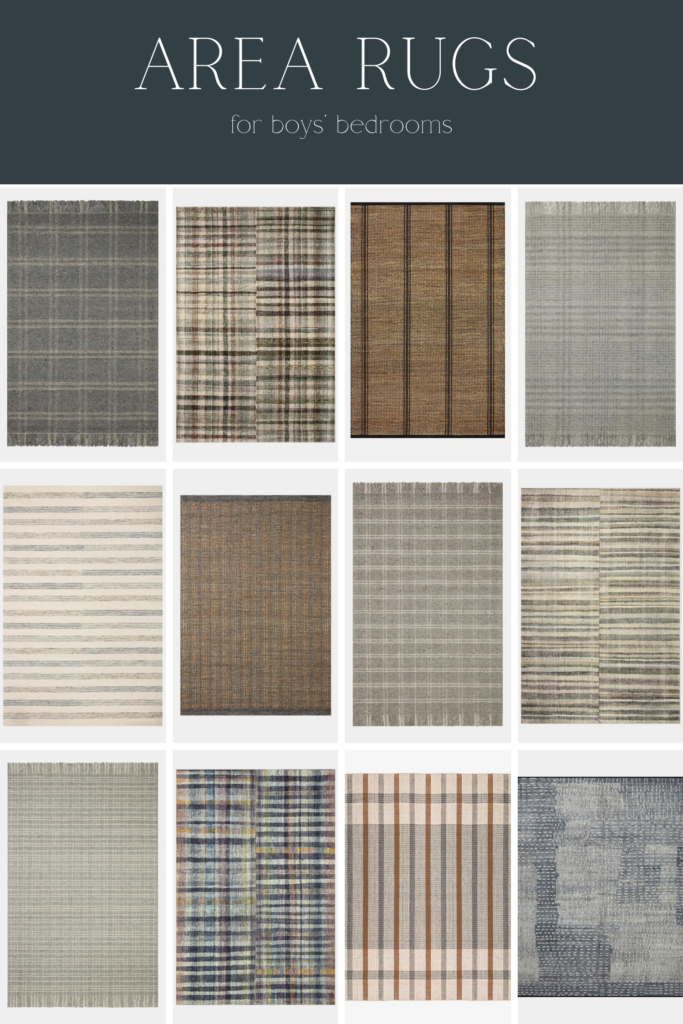 Our Favourite Area Rugs for Boys' Bedrooms - Making it in the Mountains